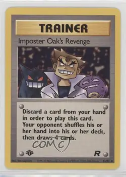 Imposter Oak's Revenge 1st Ed. Pokemon Team Rocket #76 2000 - Image 1
