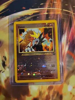Pokemon TCG Entei Wizards Black Star Promos 34 Holo Promo Promo - Image 1