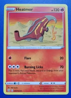 Pokemon TCG Battle Styles: Heatmor (026/163) - Uncommon - Near Mint - Image 1