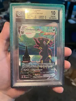 Pokemon Evolving Skies Umbreon VMAX Alt Art 215/203 BGS 10 PRISTINE 💎GOLD LABEL - Image 2