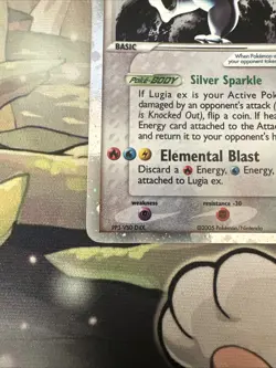 2005 Pokemon EX Unseen Forces Lugia EX Holo Foil Rare 105/115 - Image 5
