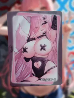 Fox Girl Anime Waifu Sexy Goddess Doujin Card - Image 2