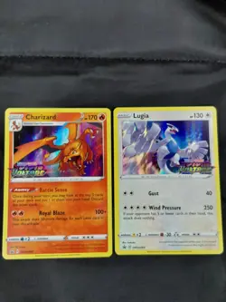 Prerelease Charizard & Lugia Holo Black Star Promo - Vivid Voltage Pokemon Card - Image 1