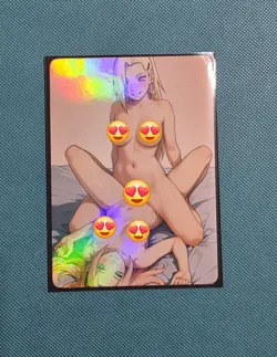 Spicy Waifu Card - Sakura, Ino- Goddess ACG Custom DIY Fan Art Card NSFW - Image 1