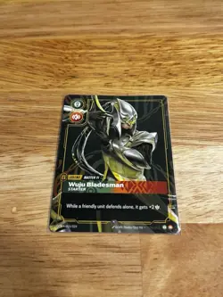 Wuju Bladesman Master Yi Legend Riftbound Origins Proving Grounds Card 019/024 - Image 1