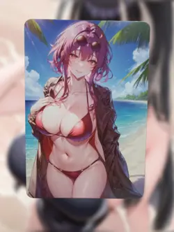 Kafka Honkai: Star Rail Anime Waifu Sexy Goddess Doujin Card - Image 2
