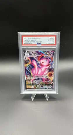 Pokemon TCG Mew VMAX Full Art Ultra Rare Card 269 PSA 10 Gem Mint Fusion Strike - Image 1