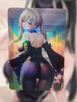 Qingque Honkai: Star Rail Anime Waifu Sexy Goddess Doujin Card - Image 1