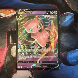 Pokemon TCG Mew V #113/264 Ultra Rare SWSH08: Fusion Strike NM/M Card - Image 1