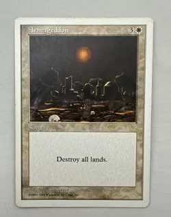 Armageddon x1 MTG Anthologies 1x Magic Good Moderate Play MP - Image 1
