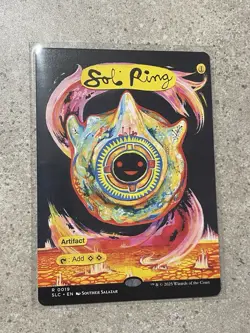 MTG Sol Ring Non Foil Secret Lair Encyclopedia Of Magic NM - Image 1