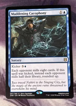 Maddening Cacophony Zendikar Rising Regular Finish NM Condition Magic MTG - Image 1