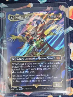Kefka, Court Mage - Surge Foil - Borderless - MTG FINAL FANTASY - Image 1