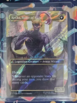 Kefka, Court Mage - Surge Foil - Borderless - MTG FINAL FANTASY - Image 2