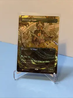 MTG Secret Lair Encyclopedia of Magic 0039 Llanowar Elves Halo Foil - Image 1