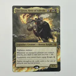 Syr Gwyn, Hero Of Ashvale ALTER Hand Painted MTG EDH Halloween Altered Commander - Image 1