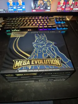 Pokemon TCG Mega Evolutions ETB Lucario Factory Sealed - Image 1