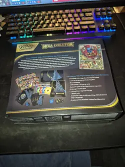 Pokemon TCG Mega Evolutions ETB Lucario Factory Sealed - Image 2