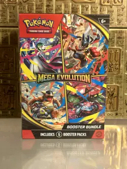 Pokemon TCG: Mega Evolution Booster Bundle (6 Booster Packs) (Brand new/Sealed) - Image 1