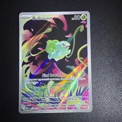 Pokemon TCG Bulbasaur 133/132 Mega Evolution Illustration Rare Holo NM - Image 1
