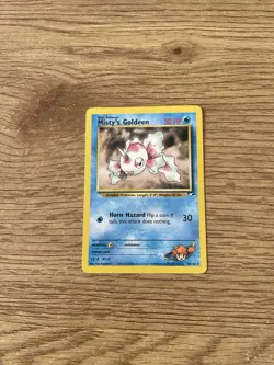 Misty's Goldeen 30/132 | Rare | Gym Heroes | Lightly Played (exc) | Pokemon TCG - Image 1