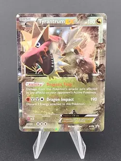 Pokemon Tyrantrum EX XY70 XY Black Star Promo Ultra Rare SEE PICS N - Image 1