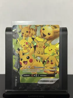 Pokemon Pikachu V-Union SWSH141 Black Star Promos Holo NM - Image 1