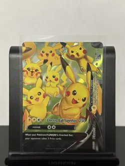 Pokemon Pikachu V-Union SWSH142 Black Star Promos Holo NM - Image 1