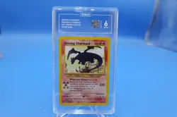 2002 WOTC Pokemon Neo Destiny SHINING CHARIZARD 107/105 Secret Rare TAG 6 EX-MT - Image 1