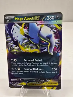 Pokemon Card TCG: Mega Absol EX 086/132 Double Rare Mega Evolution Base Set NM - Image 1