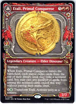 #298 Etali, Primal Conqueror (Showcase) March of the Machine Rare - Image 1