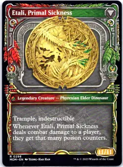 #298 Etali, Primal Conqueror (Showcase) March of the Machine Rare - Image 2