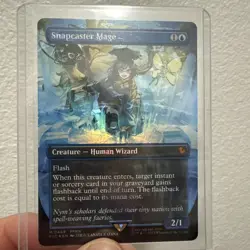 Snapcaster Mage (Borderless) (Chocobo Track Foil) Commander: Final Fantasy Foil - Image 4