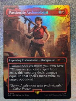 Passionate Archaeologist Secret Lair Playstation Superdrop Rainbow Foil - Image 1