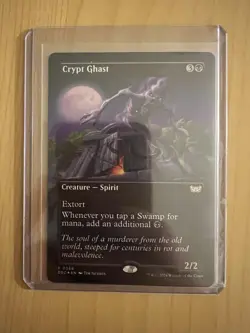 Crypt Ghast (Borderless) Commander: Duskmourn: House of Horror Foil MTG NM+ - Image 1