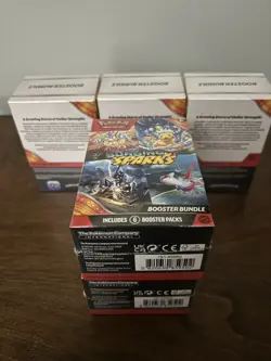 Pokemon Surging Sparks Booster Bundle Sealed Lot Of 5 - Image 3