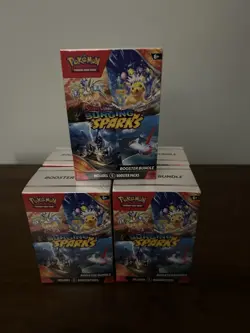 Pokemon Surging Sparks Booster Bundle Sealed Lot Of 5 - Image 4