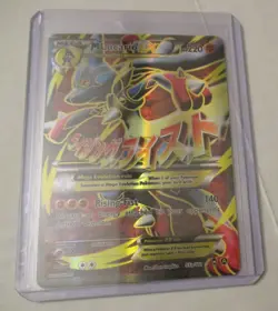 Pokemon TCG M Lucario EX 55a/111 Alternate Art Card 2017 Played Condition RARE - Image 3