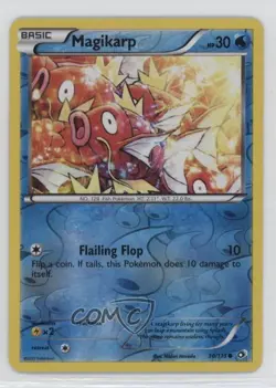 Magikarp Reverse Foil Pokemon Black & White Legendary Treasures #30 - Image 1