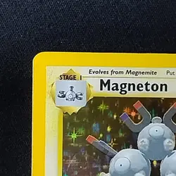 Pokemon TCG Magneton Base Set 9/102 Unlimited Holo Rare LP+ - Image 2