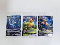Pokemon 2024 TCG S-Chinese Jolteon Flareon Vaporeon Vmax CSHC-003/006/009 unpack - Image 1