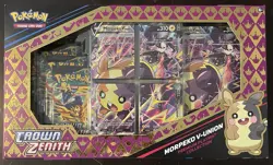 Pokemon TCG Crown Zenith Morpeko V-Union Premium Playmat Collection Sealed - Image 1