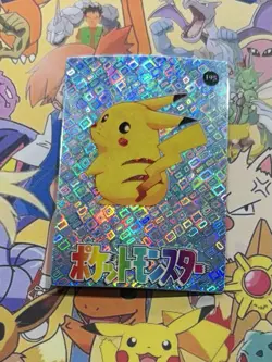 Pokemon Vintage Pocket Monsters Vending HOLO Prism Sticker 1999 Bandai Nintendo - Image 1