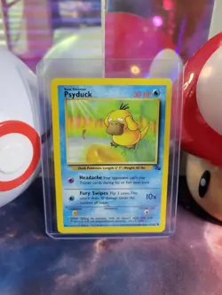Psyduck 53/62 Pokemon TCG Fossil Unlimited Regular Common LP - Image 1