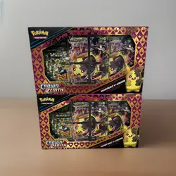 Pokemon TCG Crown Zenith Morpeko V‑Union Premium Playmat Collection Box LOT OF 2 - Image 1