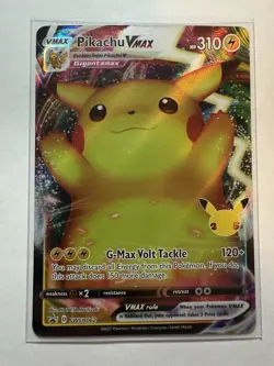 Pokemon Pikachu VMAX SWSH062 Sword & Shield Promo Cards Holo Near Mint - Image 1