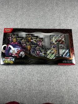 Pokemon Paldean Fates Great Tusk Iron Threads Ex Premium Collection - Image 1