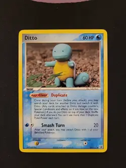 Pokemon Ditto Squirtle 40/113 EX Delta Species LP Condition Non Holo - Image 1