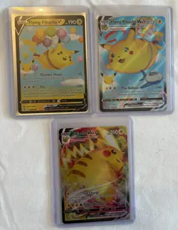 TCG Pokemon Trading Card. Pikachu V And V MAX Lot Of 3 - Image 2