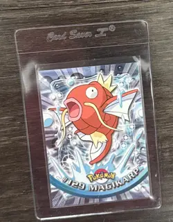 Topps Pokemon Magikarp 129 Series 3 Blue Logo Non Holo TV Animation Edition - Image 1